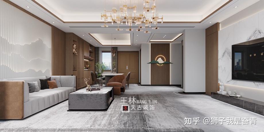 龙湖椿山别墅装修效果图,现代简约联排户型设计案例 - 知乎