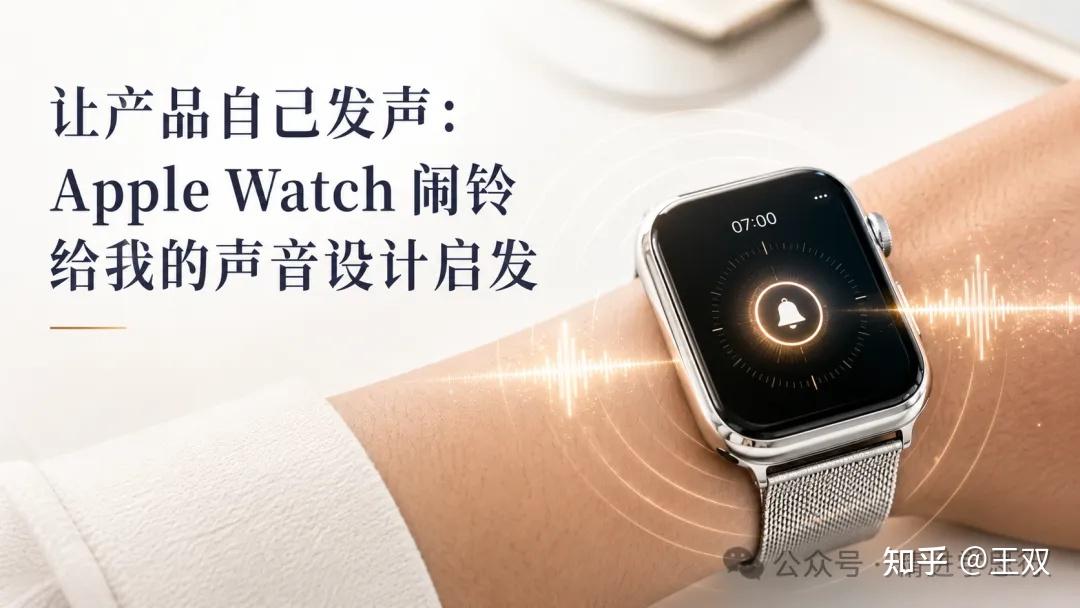 让产品自己发声:Apple Watch 闹铃给我的声音设计启发