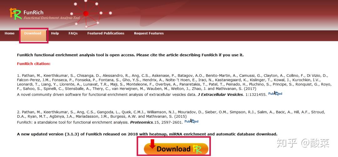Funricher 个性化功能富集和互作网络的王者——FunRich数据库 - 知乎