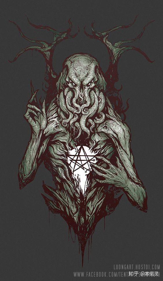 有没有什么特别帅的克苏鲁图片? - 知乎