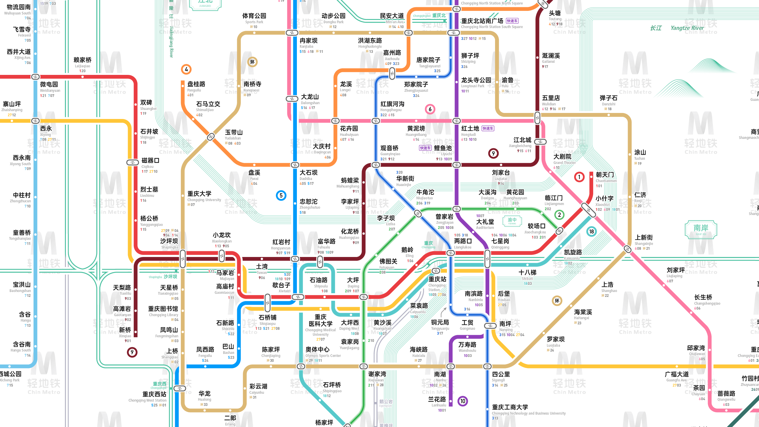 重庆轻轨线路图_重庆轻轨总体规划图_重庆地铁线路图_重庆地铁规划