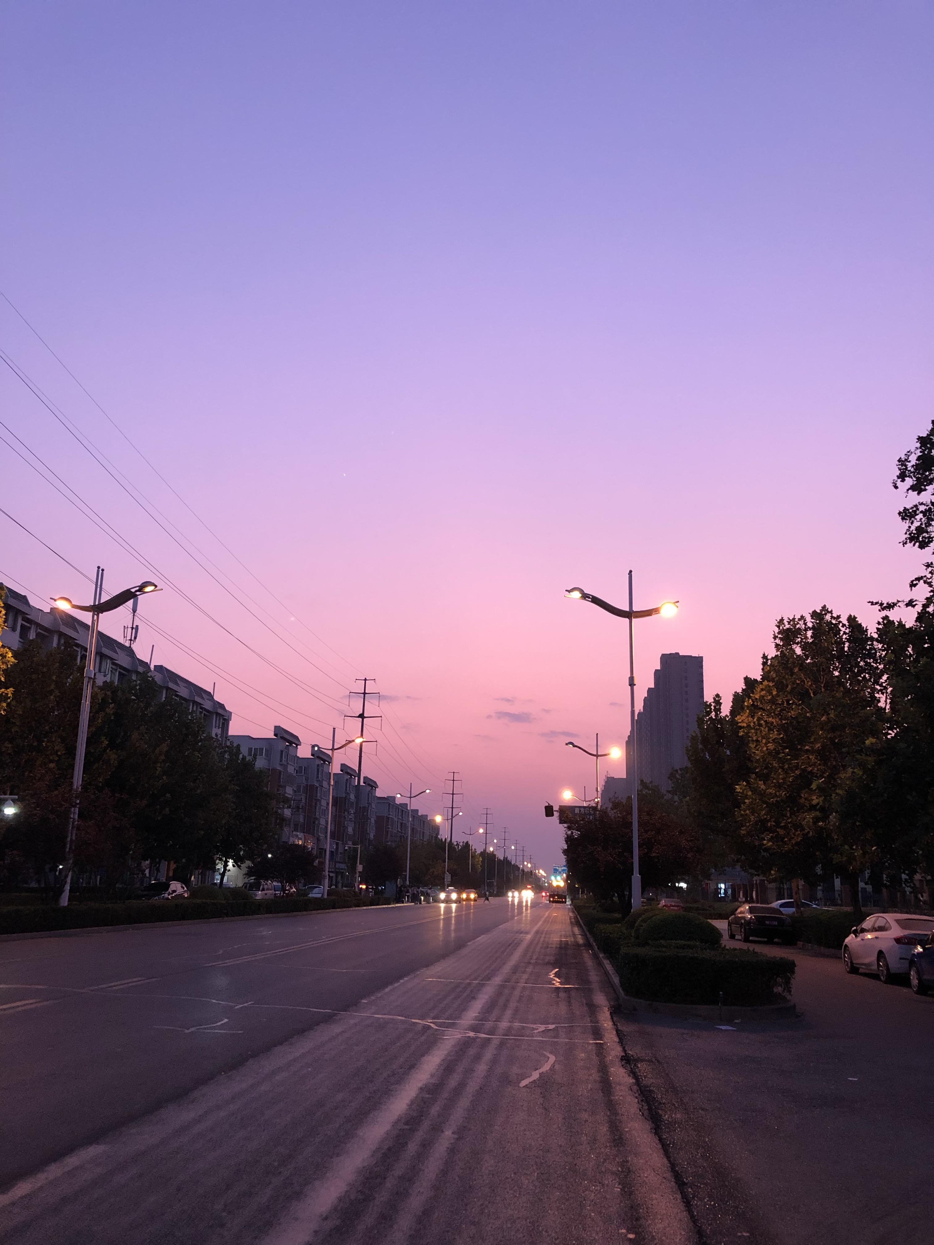 你手机里有晚霞的照片吗