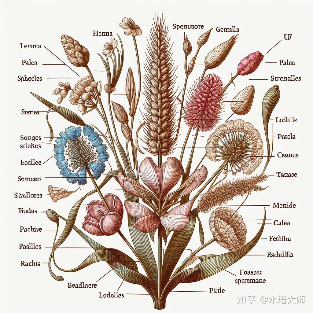 禾本科植物花的结构特点是什么？ - 知乎