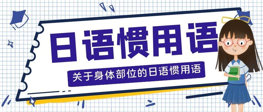 关于身体部位的那些日语惯用语有哪些 知乎