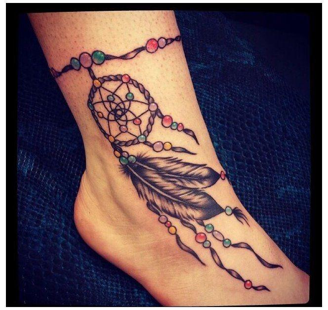 恶梦捕捉者捕梦网纹身图案推荐寓意好眠