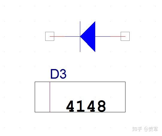 這個電路板上的二極管圖標怎麼分正負啊