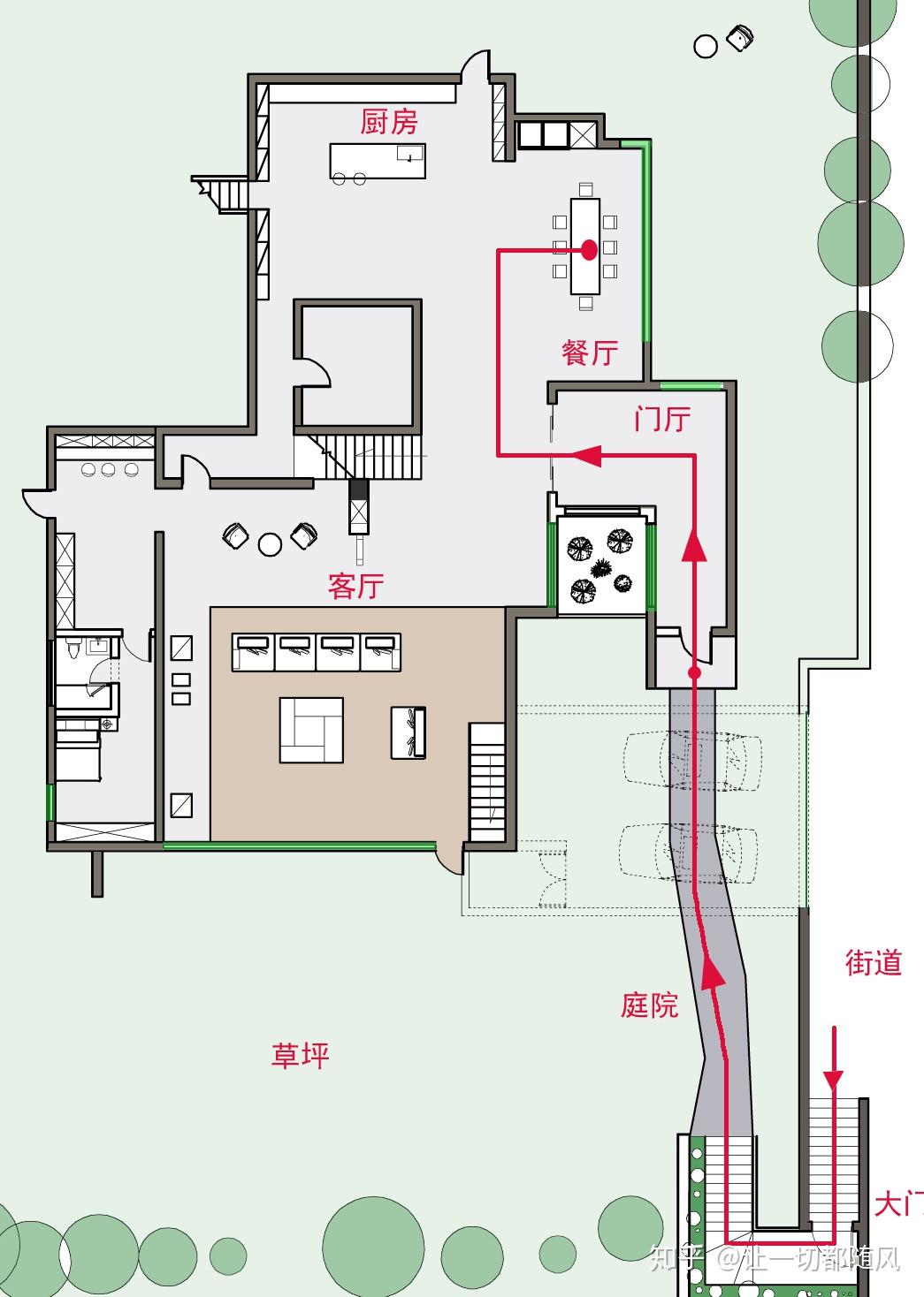 寄生虫豪宅户型图图片