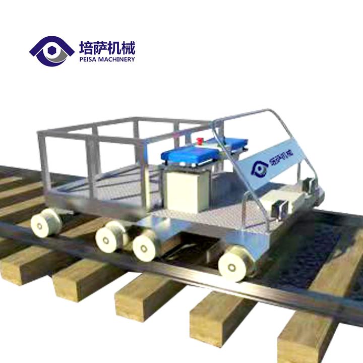 供应轨道式电动地平车铁路轻轨设备运输车载人轨道小车