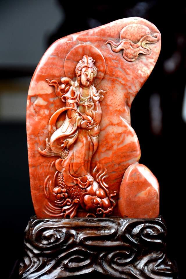 秘藏 清 寿山石 芙蓉石 彫刻 人物 置物 天然石 手彫 篆刻 極細工 中国 