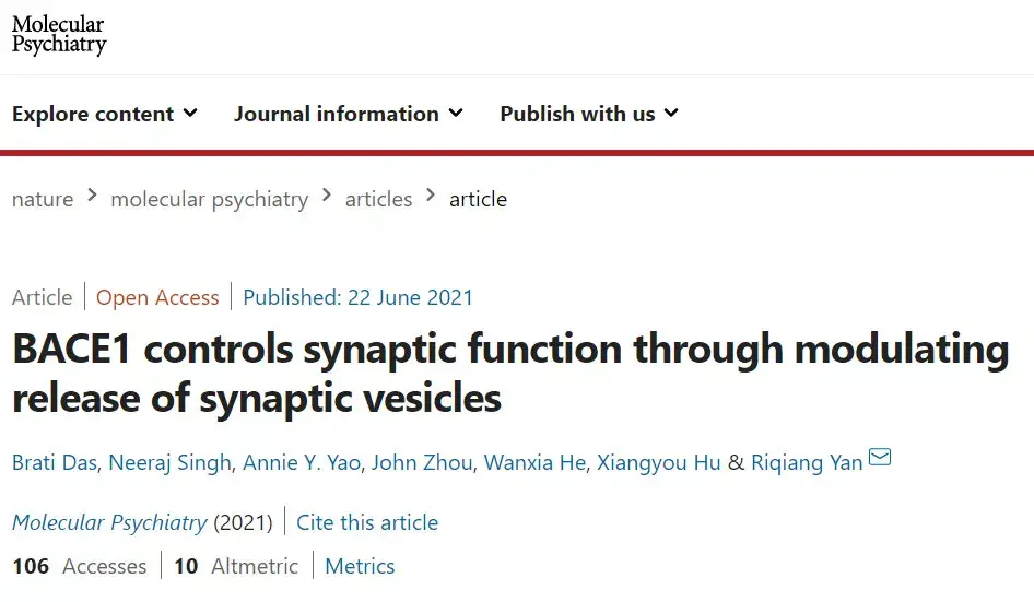 Nature子刊：BACE1抑制剂联合其他药物治疗AD似乎更有效！ - 知乎