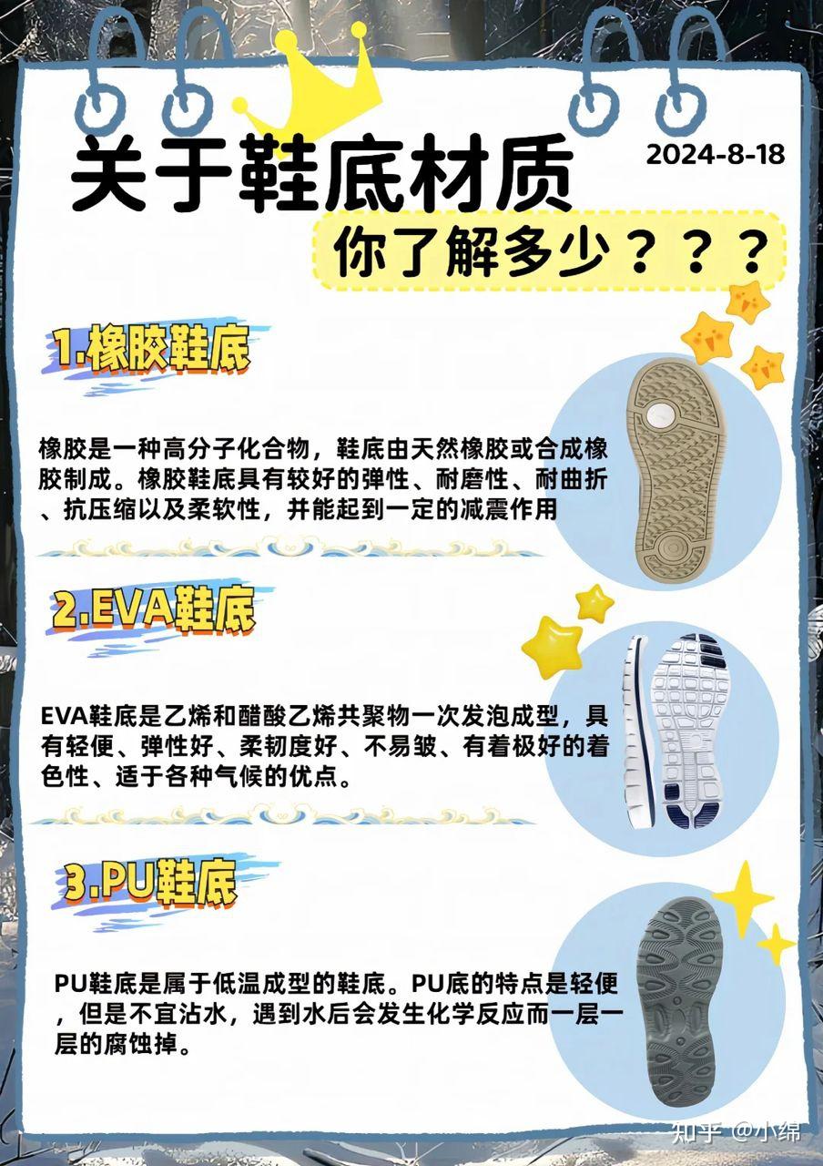 鞋底材质大揭密!!你一定要 - 知乎