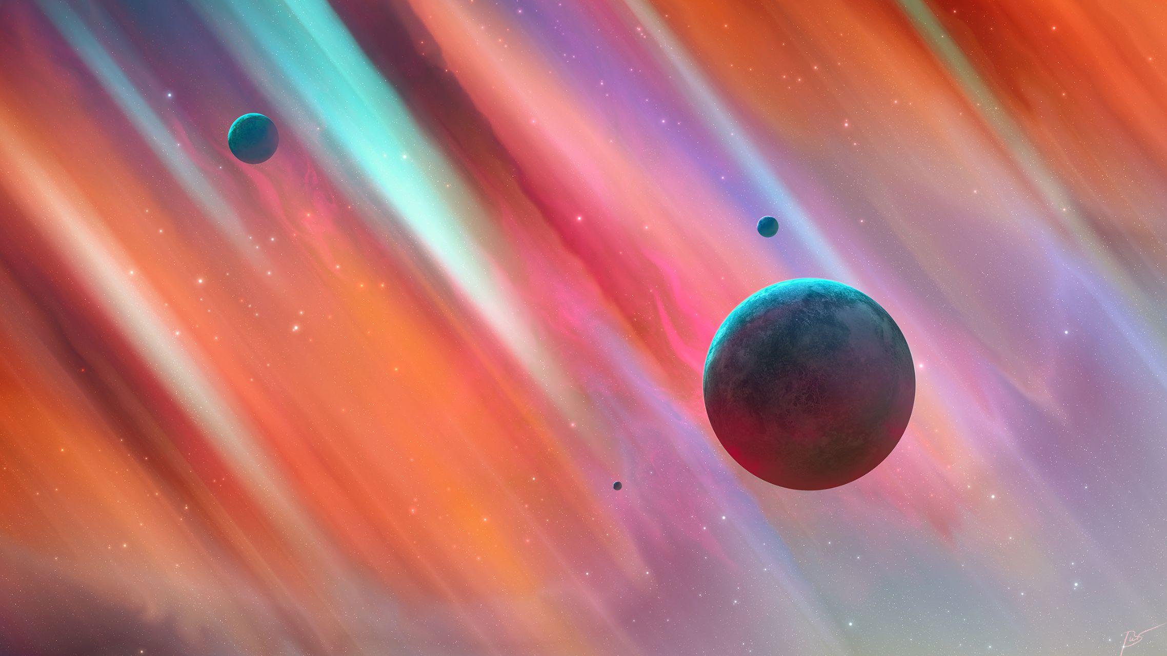 壁纸控一枚有没有可爱甜甜壁纸分享的或者是梦幻仙气的感觉的壁纸