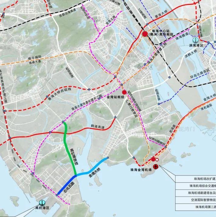 珠海机场64高栏港!金港大桥,来了!