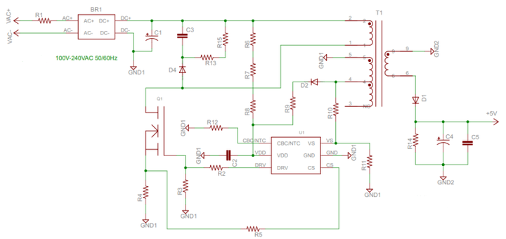 建议收藏：AC-DC 5W 充电器 PCB设计分享，PCB设计文件+工作原理 - 知乎
