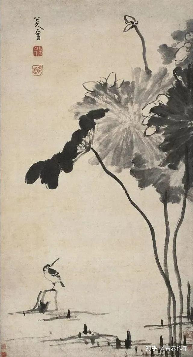 八大山人 水墨畫 2064482fb5ec4e608350e11b769436