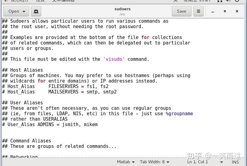 Sudoers File Script Example 如何解决:不在 sudoers 文件中此事将被报告? - 知乎
