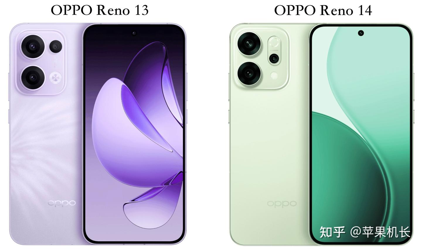 OPPO Reno 13与Reno 14全面对比，价格相差595元该怎么选？