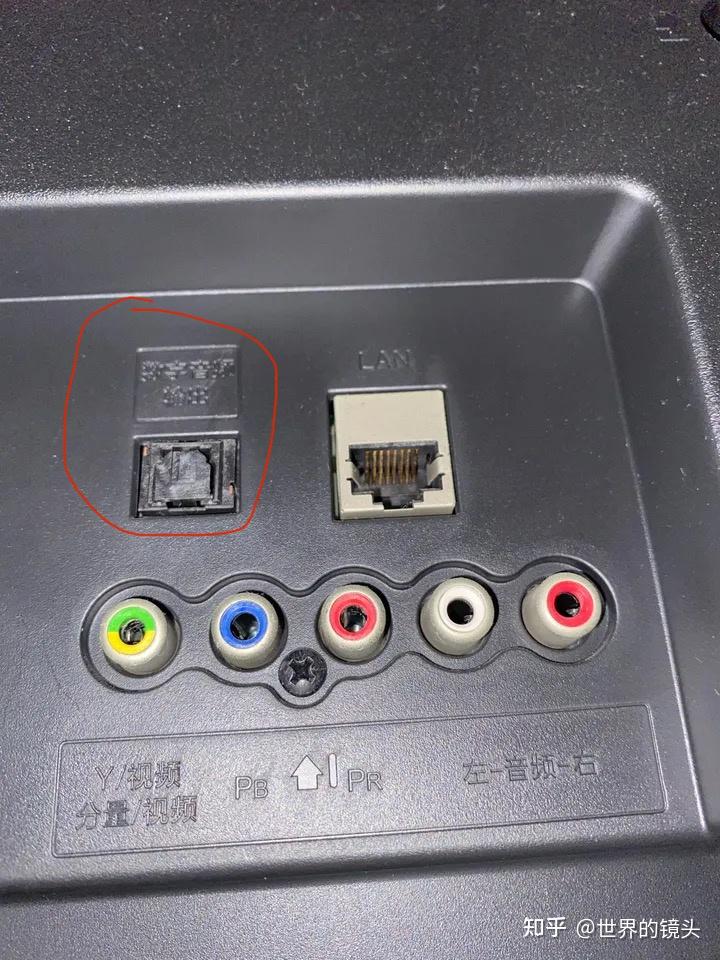 夏普电视,哪一个是输出音频的? - 知乎