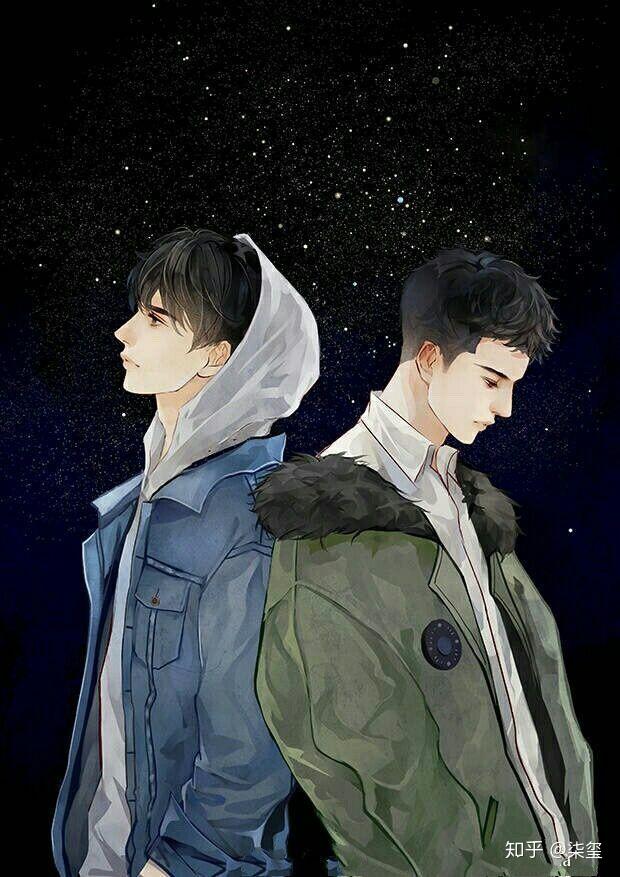 有没有病娇双人动漫兄弟头像?