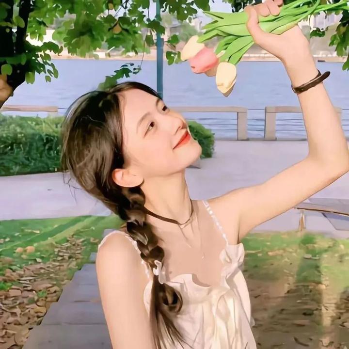 小众干净的森系女生头像,真人高清无水印