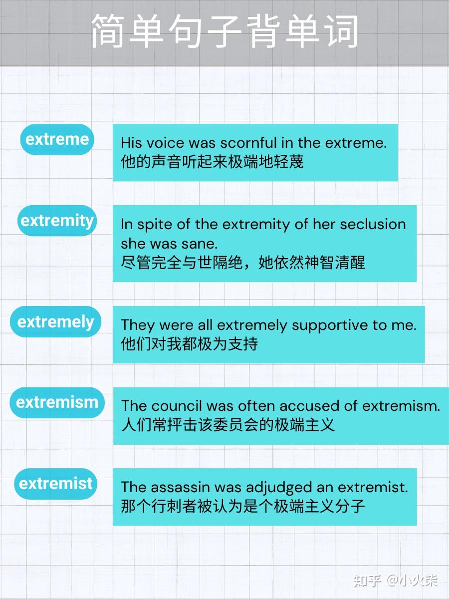 Extreme Exception 5张图片记单词 extreme(极度地) - 知乎