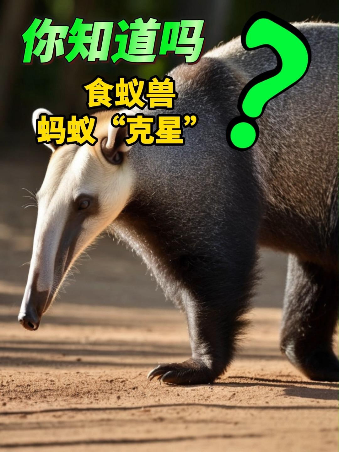 食蚁兽单靠吃蚂蚁,能量够维持那么大身体么?