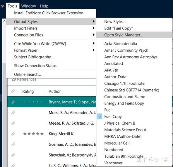 Endnote参考文献格式修改 - 知乎