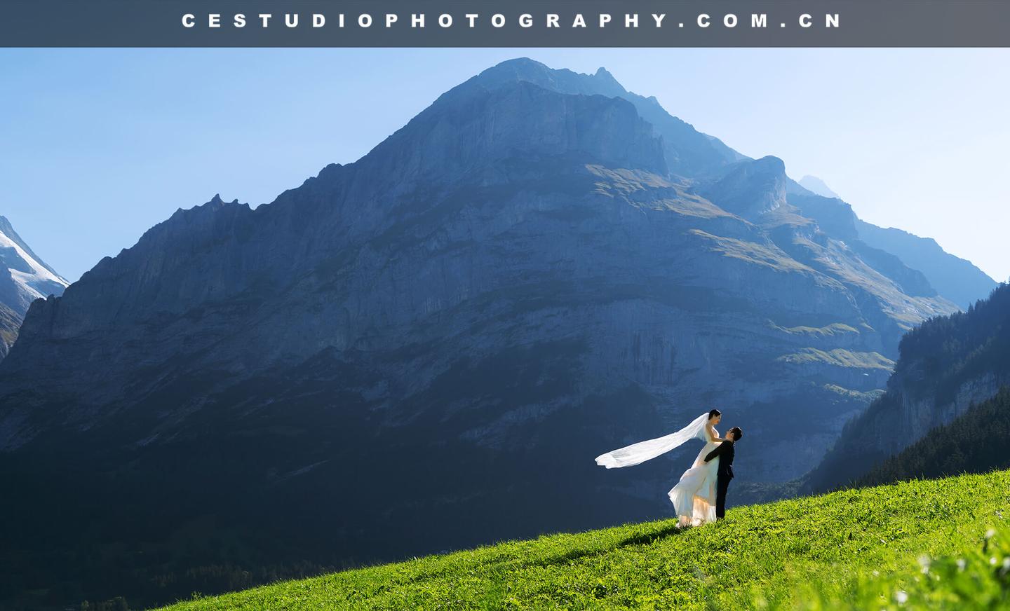 瑞士旅拍婚纱照 欧洲婚纱摄影最美取景地全在阿尔卑斯山脉里 这里才是真正的人间仙境 知乎