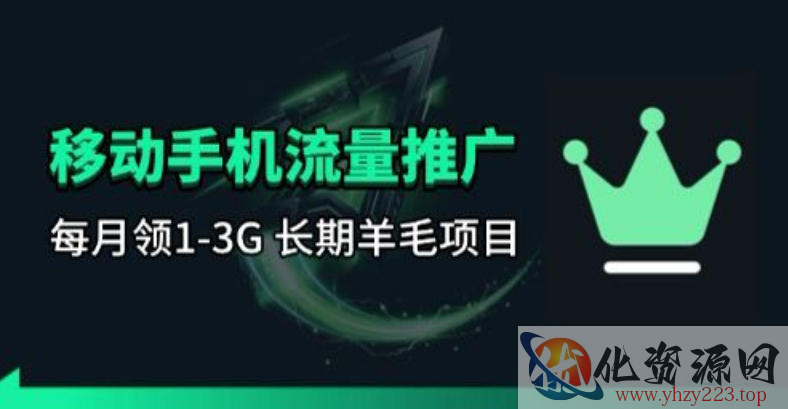 手机流量领取推广_每月一轮，刚需类的长期项目