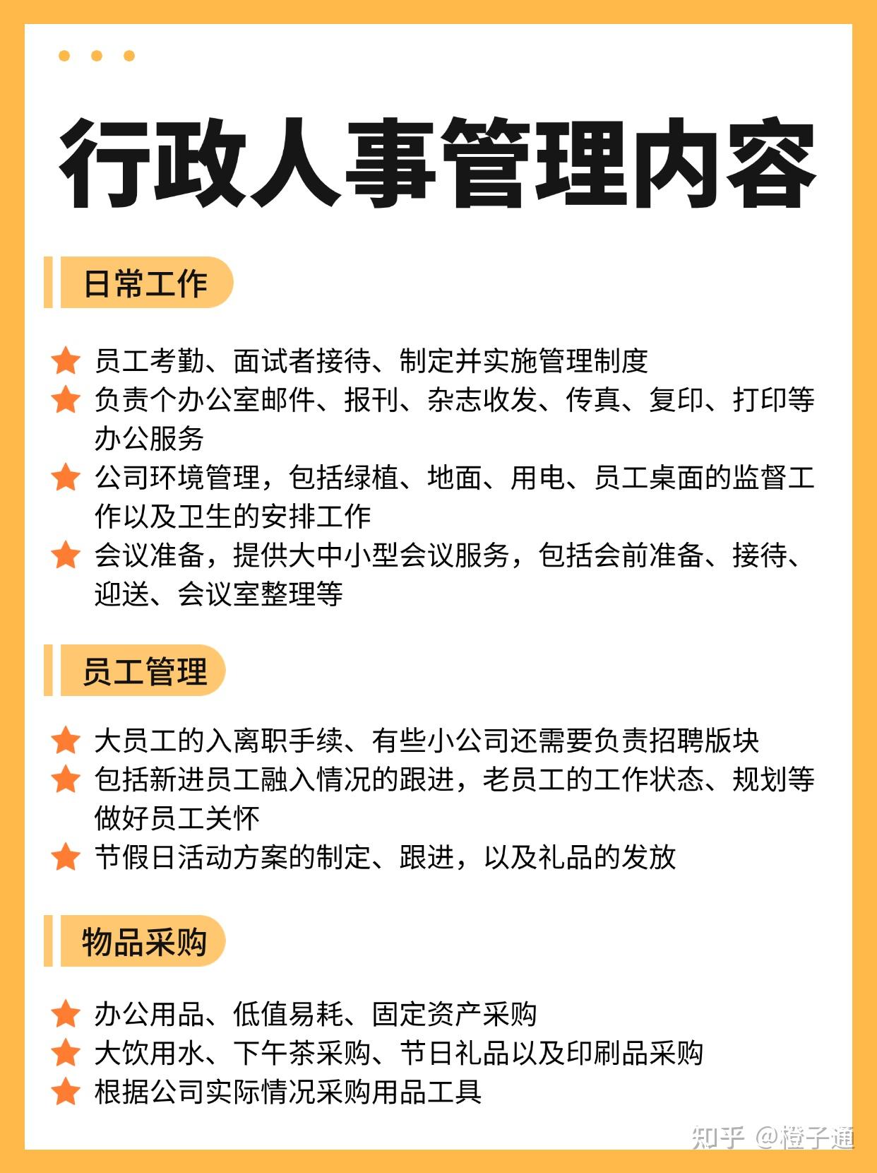 行政不是打杂！人事工作内容｜入门篇 - 知乎