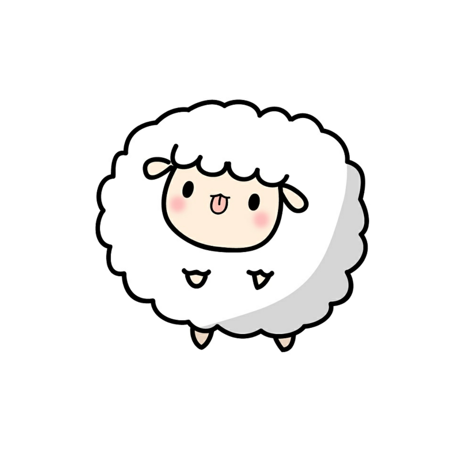 有没有可爱的小羊的壁纸头像也行