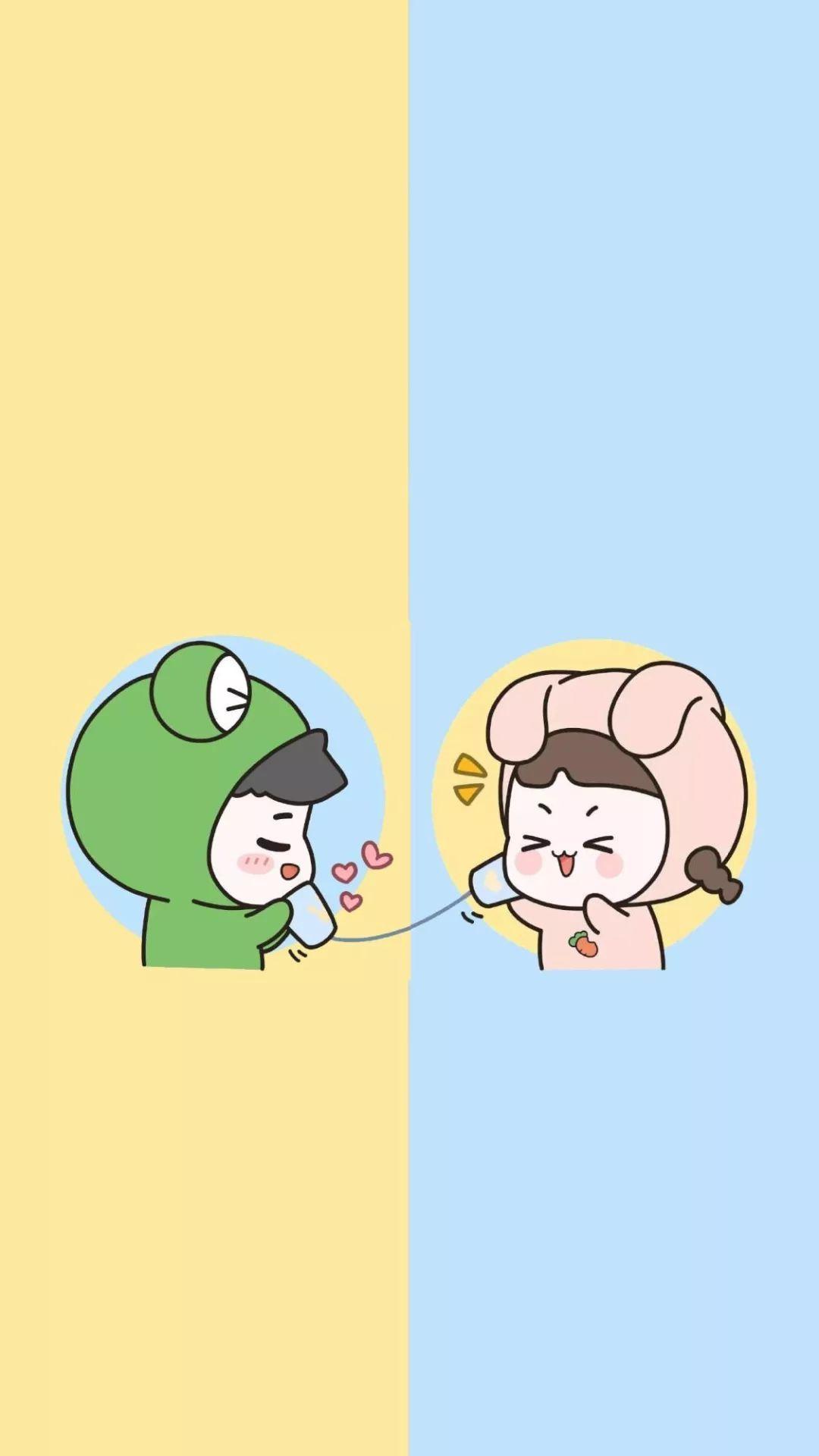 请问有没有适合情侣用的微信聊天背景图呀