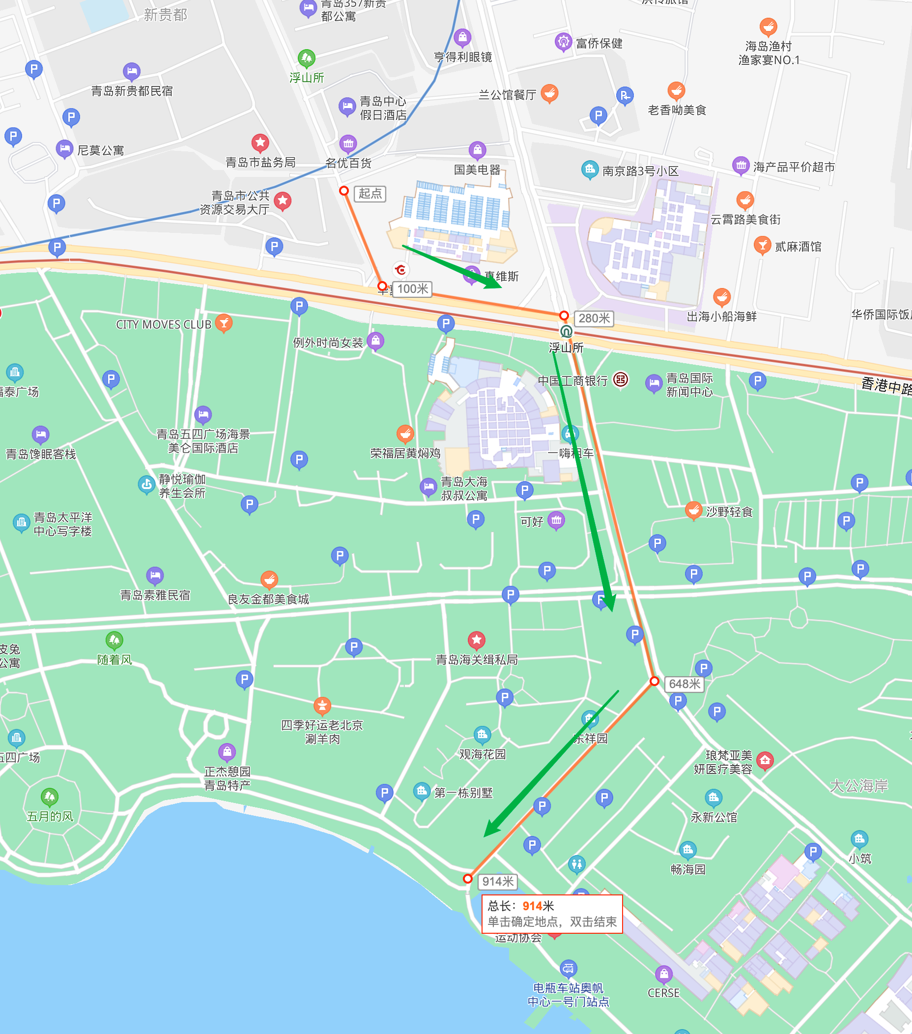 想去青岛旅游,五四广场附近的酒店之类的有推荐的吗?