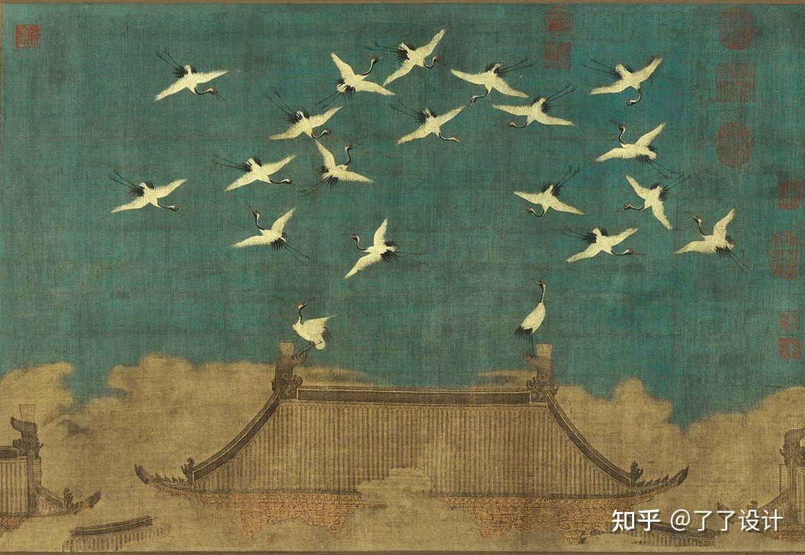 宋代美学设计元素《瑞鹤图》背后的故事- 知乎