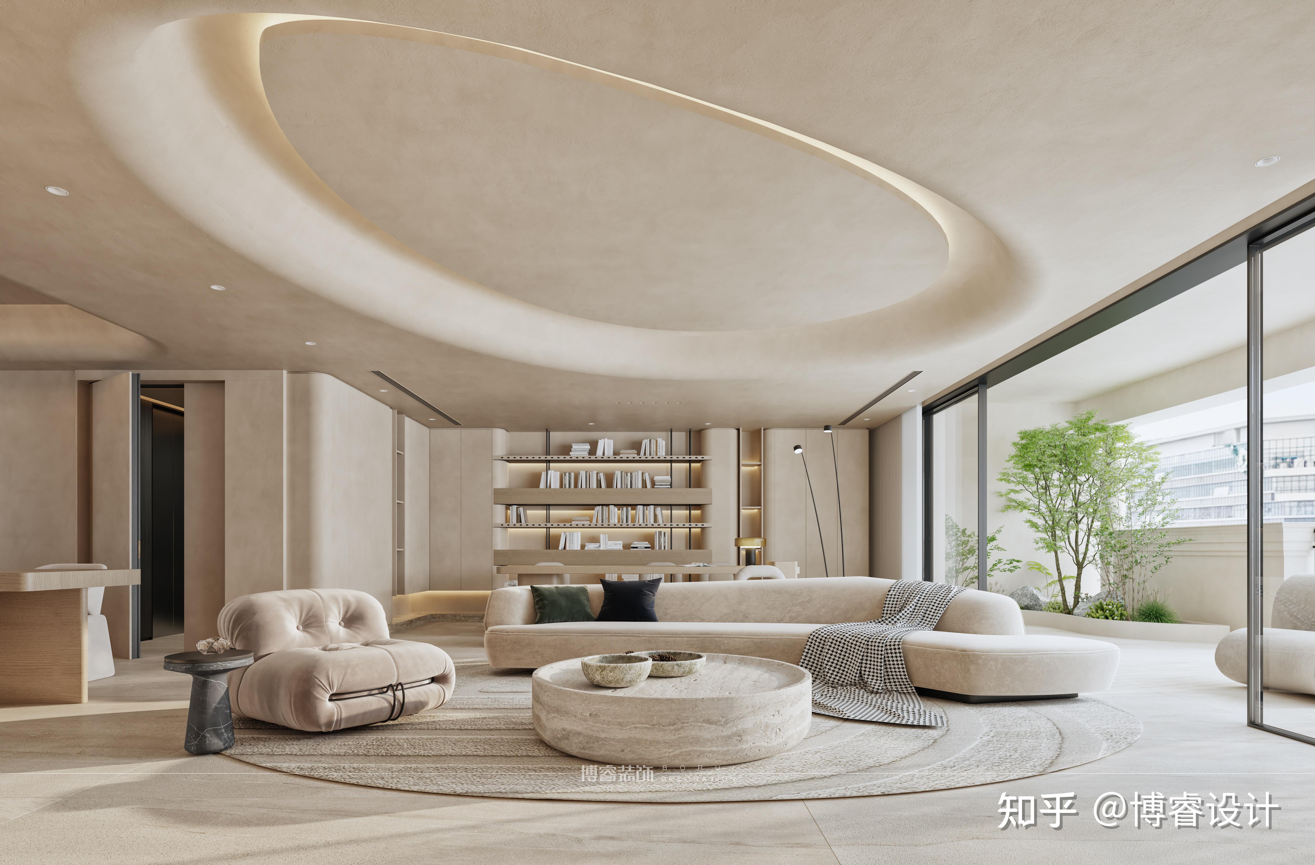 如果你也喜欢弧形元素—天花设计 - 知乎