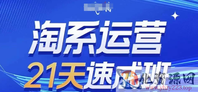 淘系运营21天速成班(更新25年10月)，0基础轻松搞定淘系运营，不做假把式