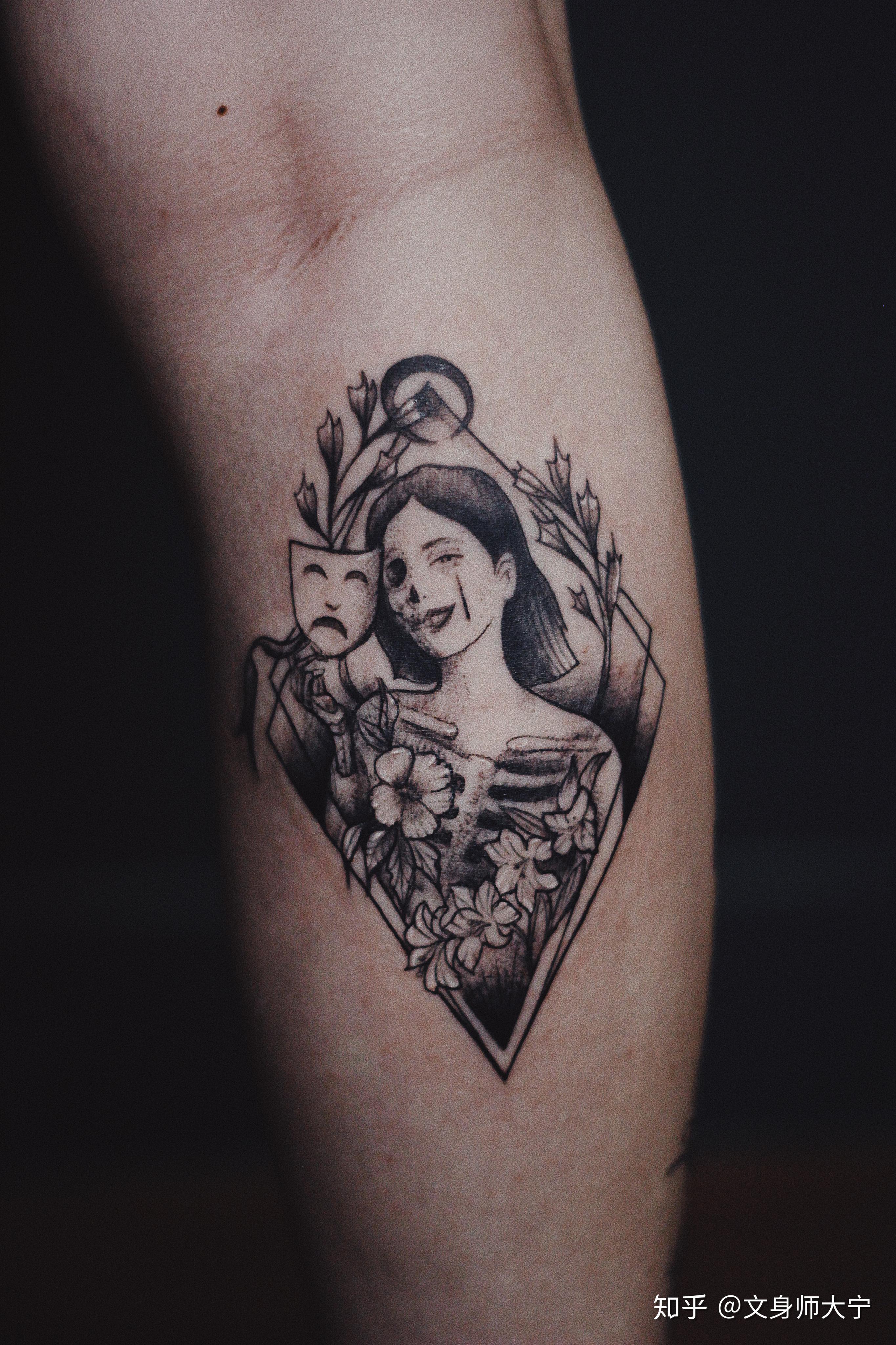 女生纹身纹在哪里好看