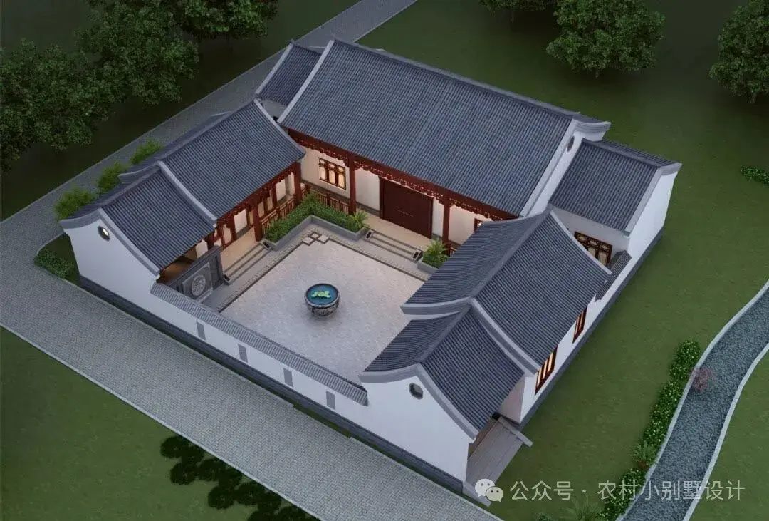 20套三合院一层设计;2026回家养老度假首选新中式自建房 - 知乎