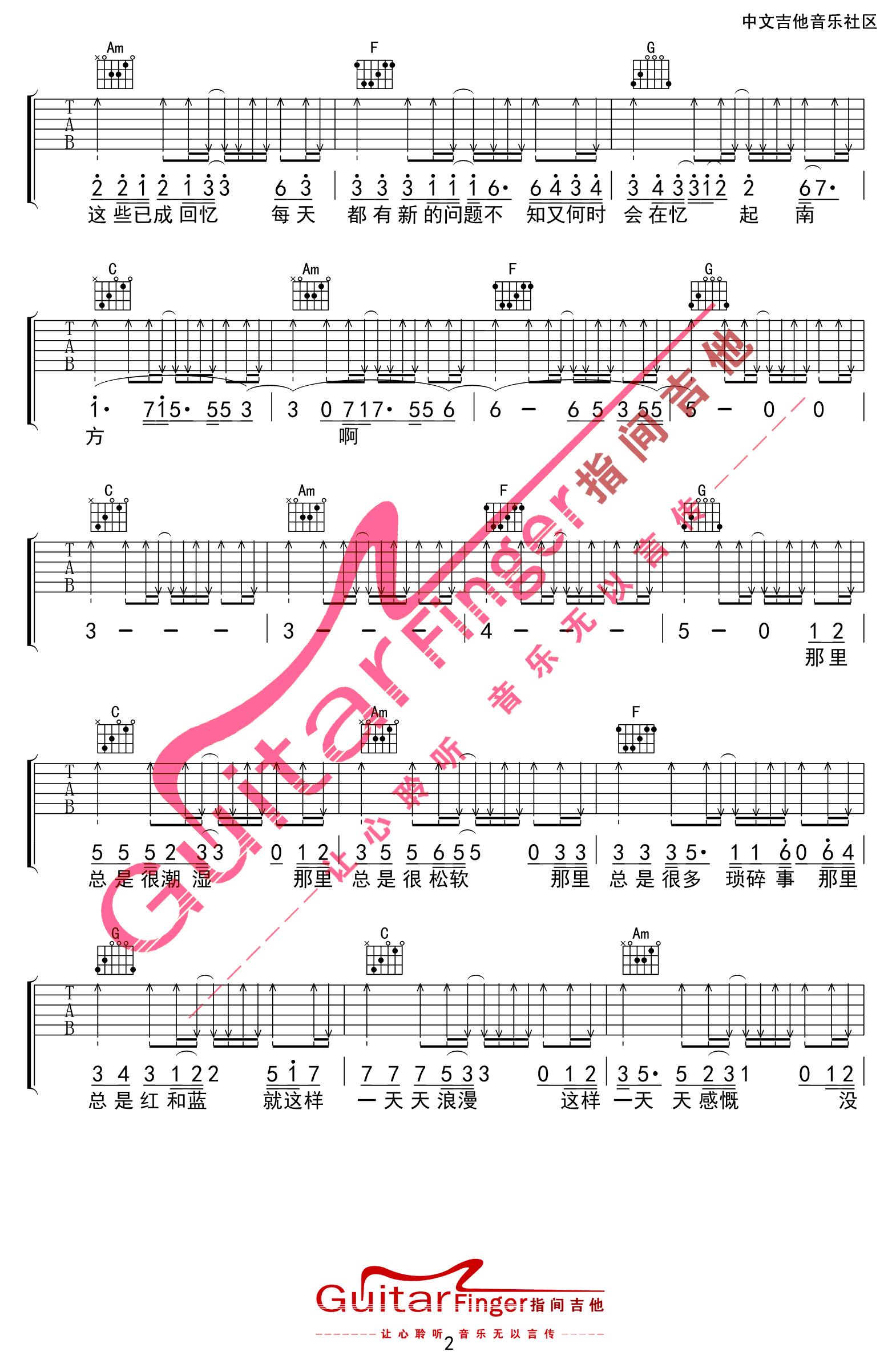有没有适合入门初学者的吉他谱?(适合新手入门的吉他谱)