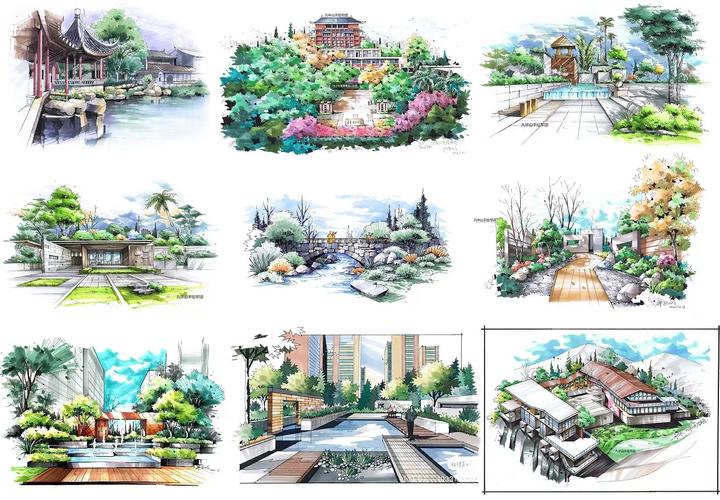 《西方园林史》经典园林平面图-画图题必备素材 - 知乎
