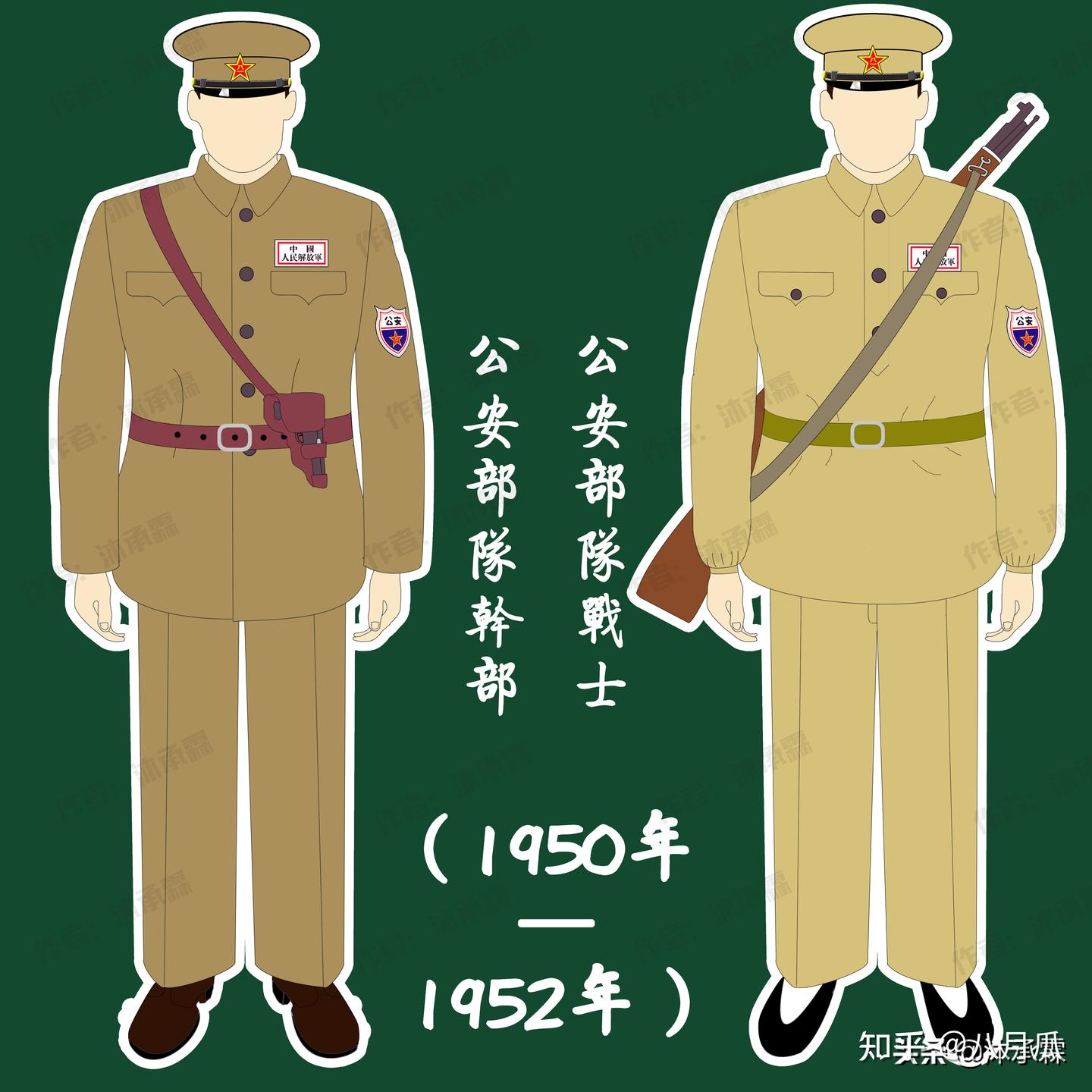 我国武警部队服装变迁：感受这支多次改制的光荣部队历史- 知乎