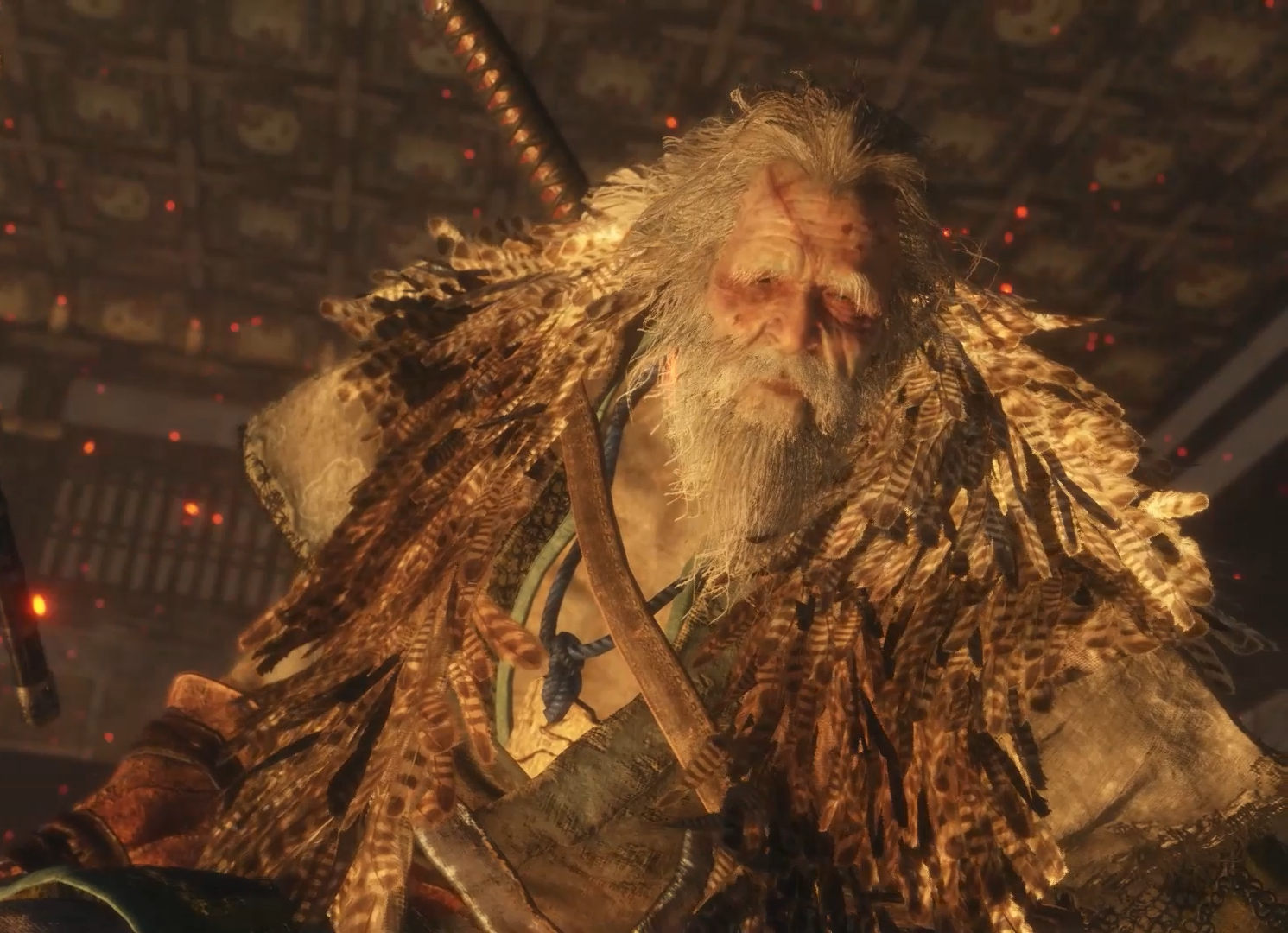 只狼 鼎盛时期的义父就是一只猪 44秒拿一管血