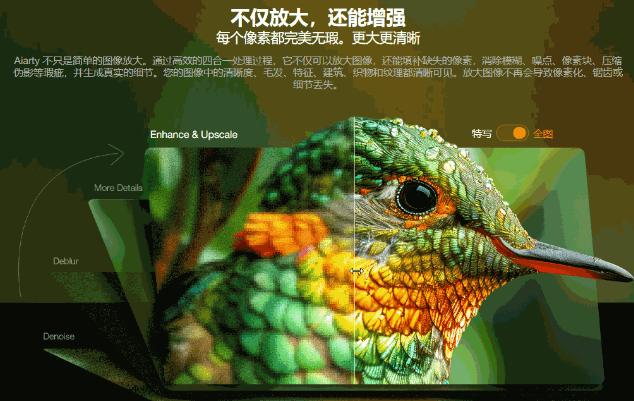 图片[4]-Win/Mac双端支持！最新永久终身版，支持老照片修复，图片变清晰无损放大工具，Aiarty Image Enhancer-电脑软件俊享空间-软件工具-俊享空间 | 一站式免费资源社区 - 海量软件 / 源码 / 项目 / 壁纸 / 游戏等免费获取