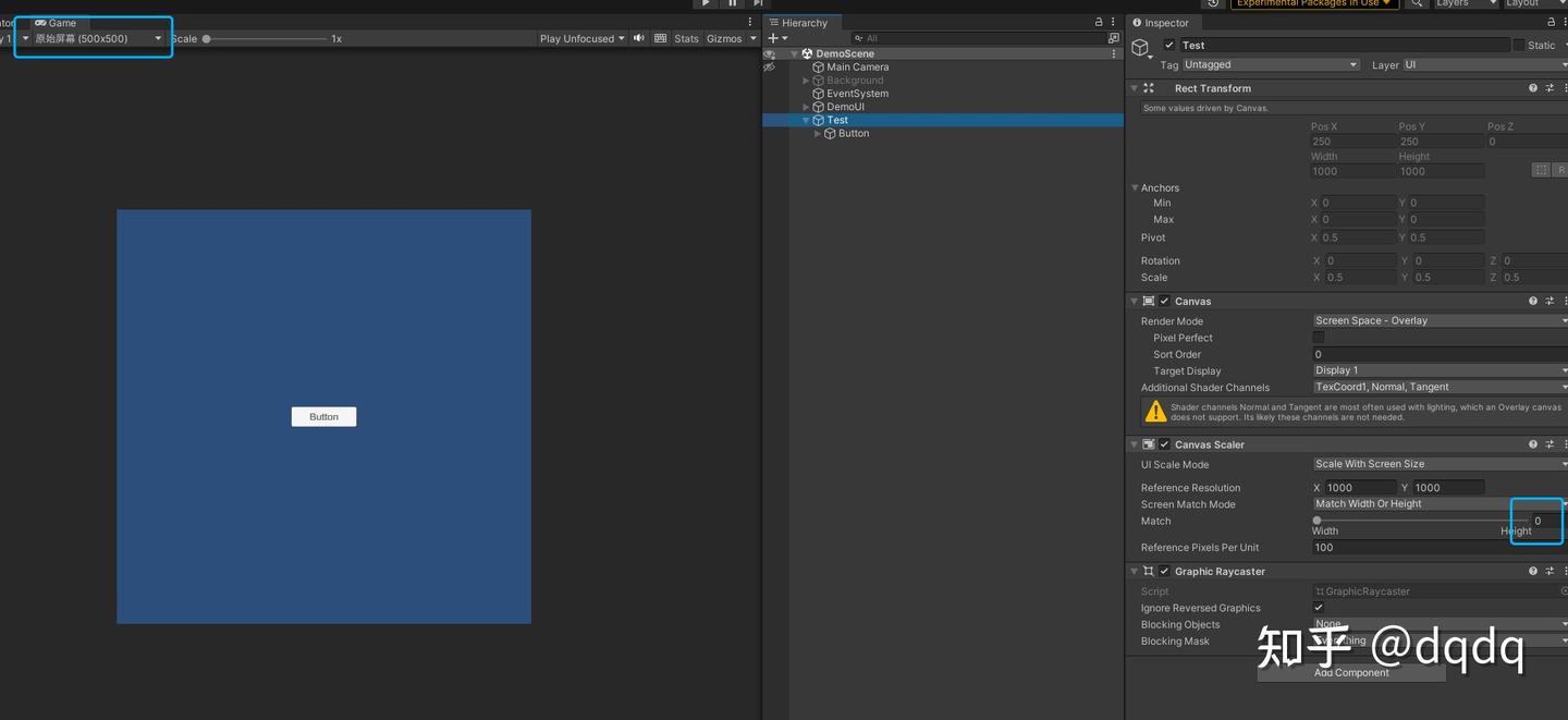 Unity canvas 
