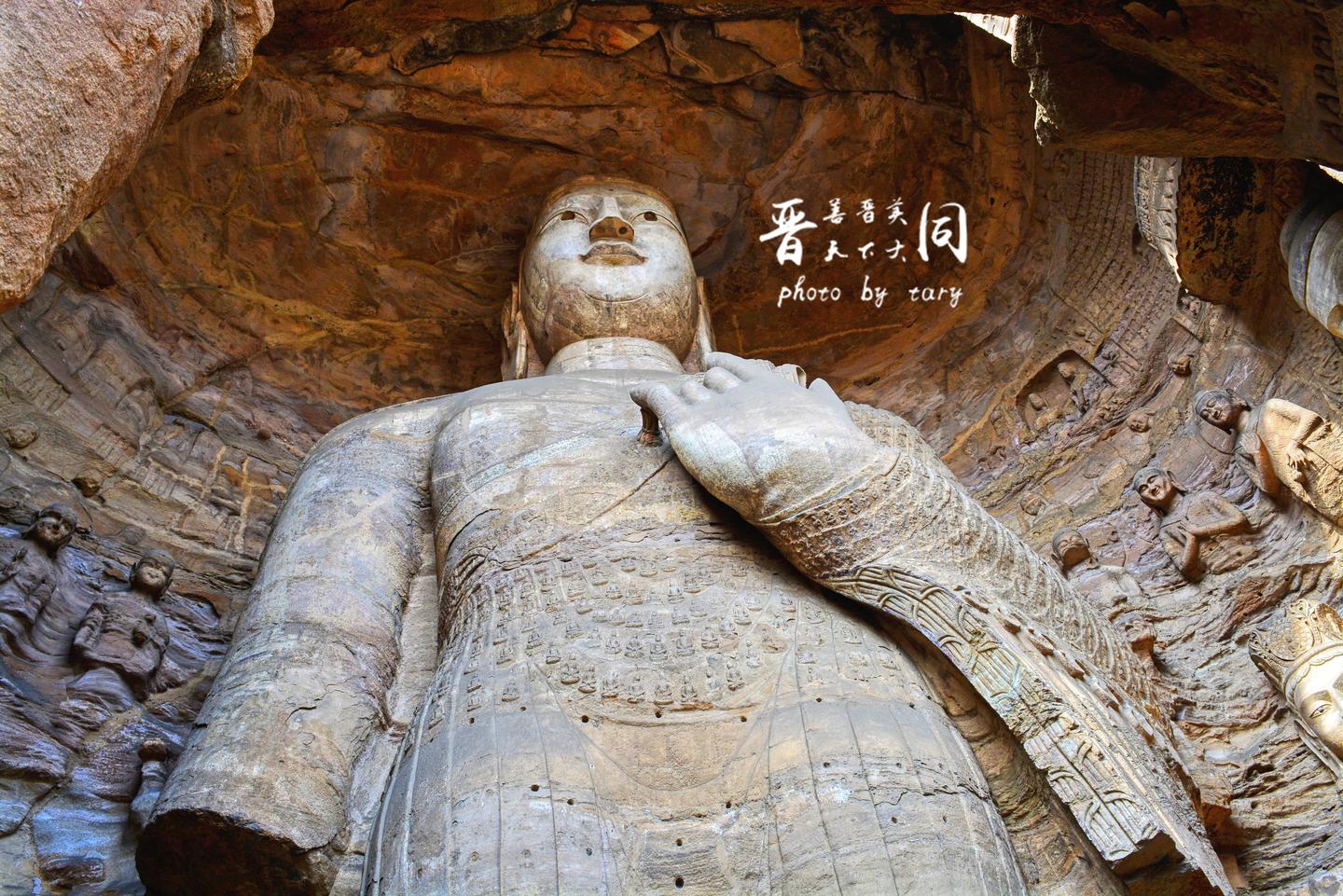 石现佛国，壮美云冈】云冈石窟-第1期“昙曜五窟”-第18窟：大佛