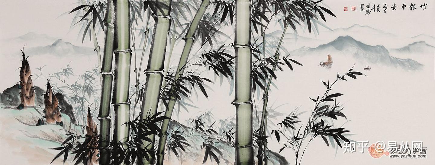 中国　絵画　竹 账号已迁移