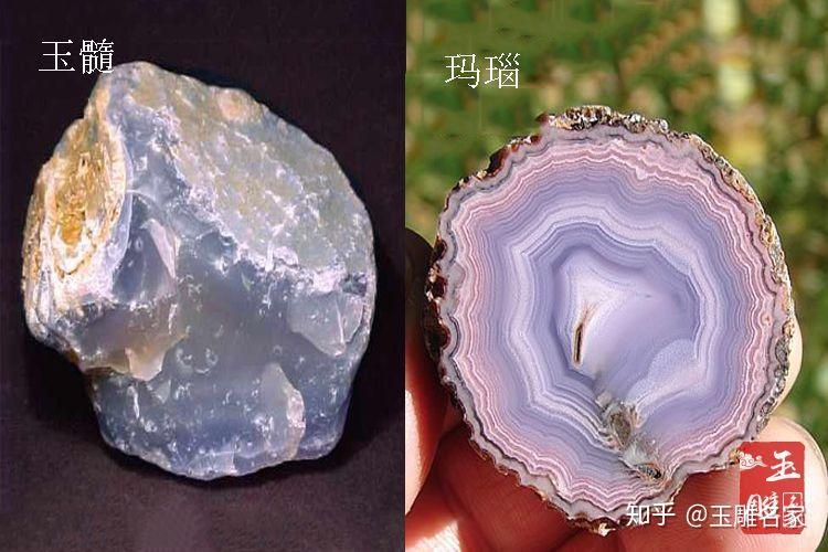 玉髓和玛瑙的区别有哪些？一个特征就可以简单区分- 知乎