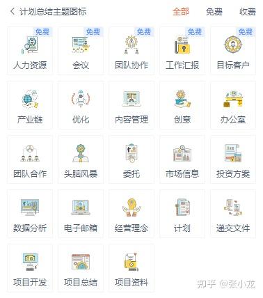 PPT(WPS)总结图标汇总 - 知乎