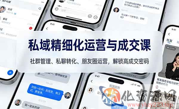 私域精细化运营与成交_wwz