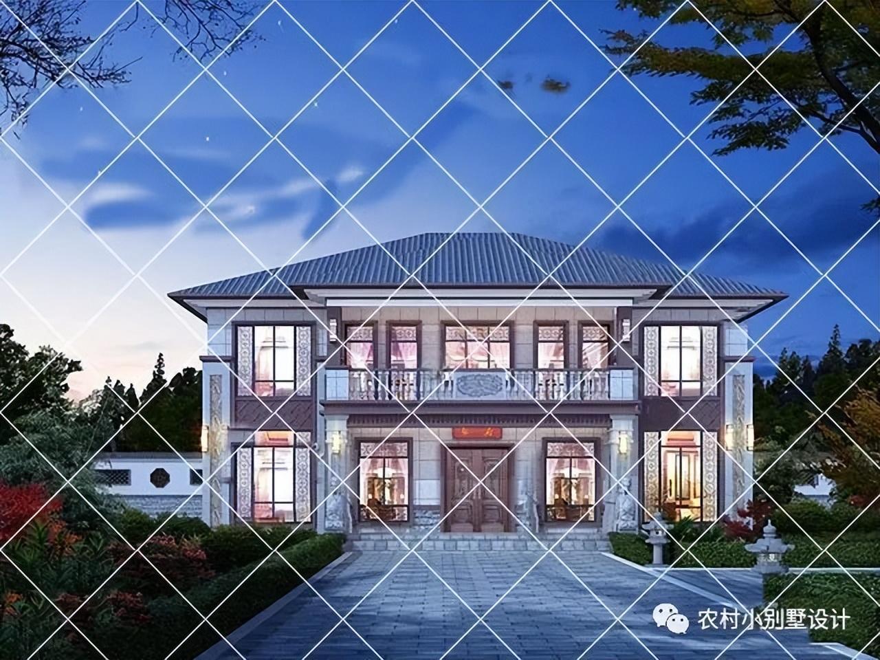 兄弟双拼别墅怎么建比较划算,24套农村双拼自建房别墅省钱又有面子 - 知乎